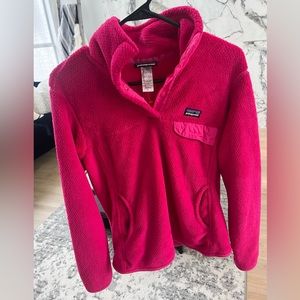 Patagonia Women's Vibrant Pink Teddy Jacket
